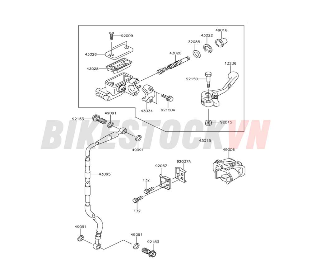 CHASSIS FRONT MASTER CYLINDER