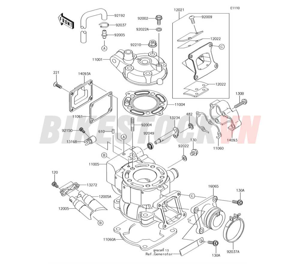 ENGINE CYLINDER HEAD/CYLINDER