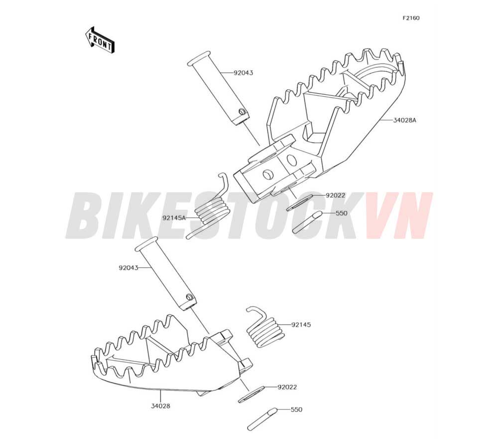 CHASSIS FOOTRESTS