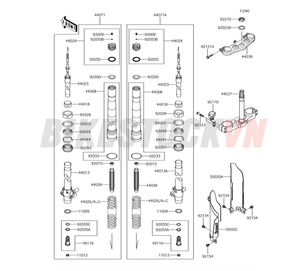 CHASSIS FRONT FORK