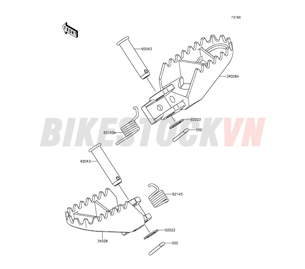 CHASSIS FOOTRESTS