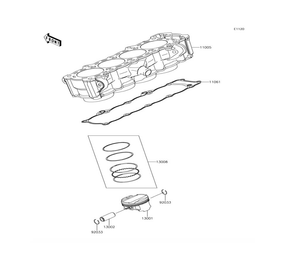 ENGINE CYLINDER/PISTON(S)