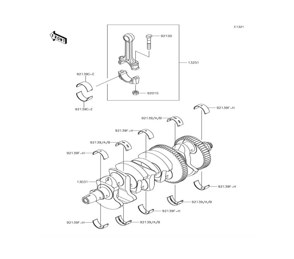 ENGINE CRANKSHAFT