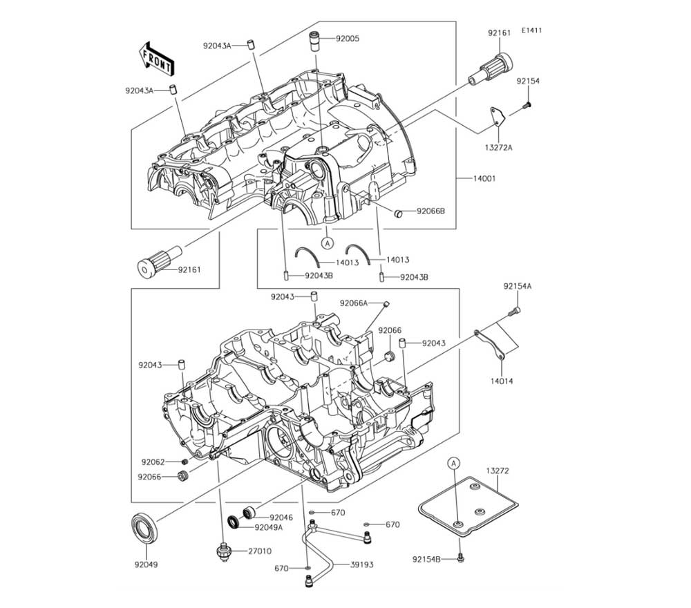 ENGINE CRANKCASE