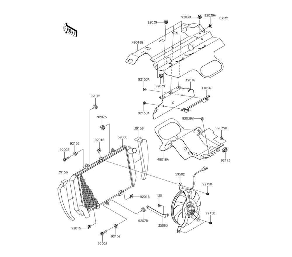 ENGINE RADIATOR