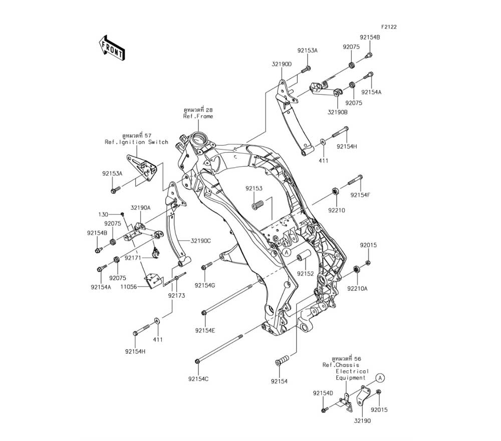 CHASSIS ENGINE MOUNT