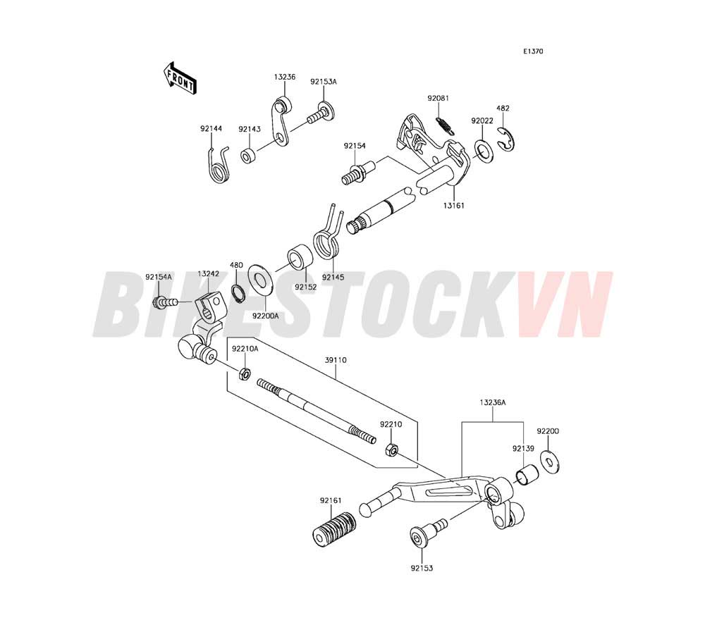 ENGINE GEAR CHANGE MECHANISM