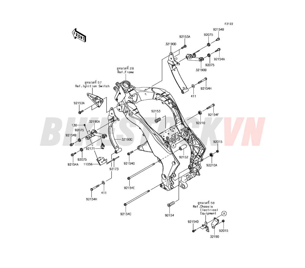 CHASSIS ENGINE MOUNT