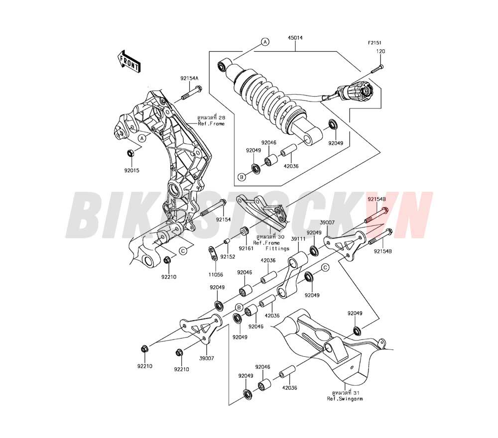 CHASSIS SUSPENSION SHOCK ABSORBER