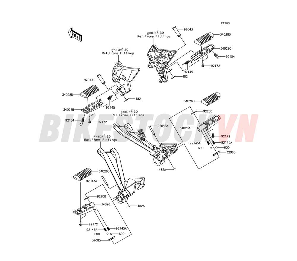 CHASSIS FOOTRESTS