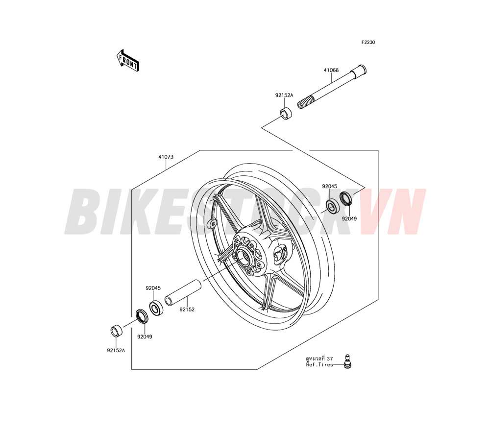 CHASSIS FRONT HUB