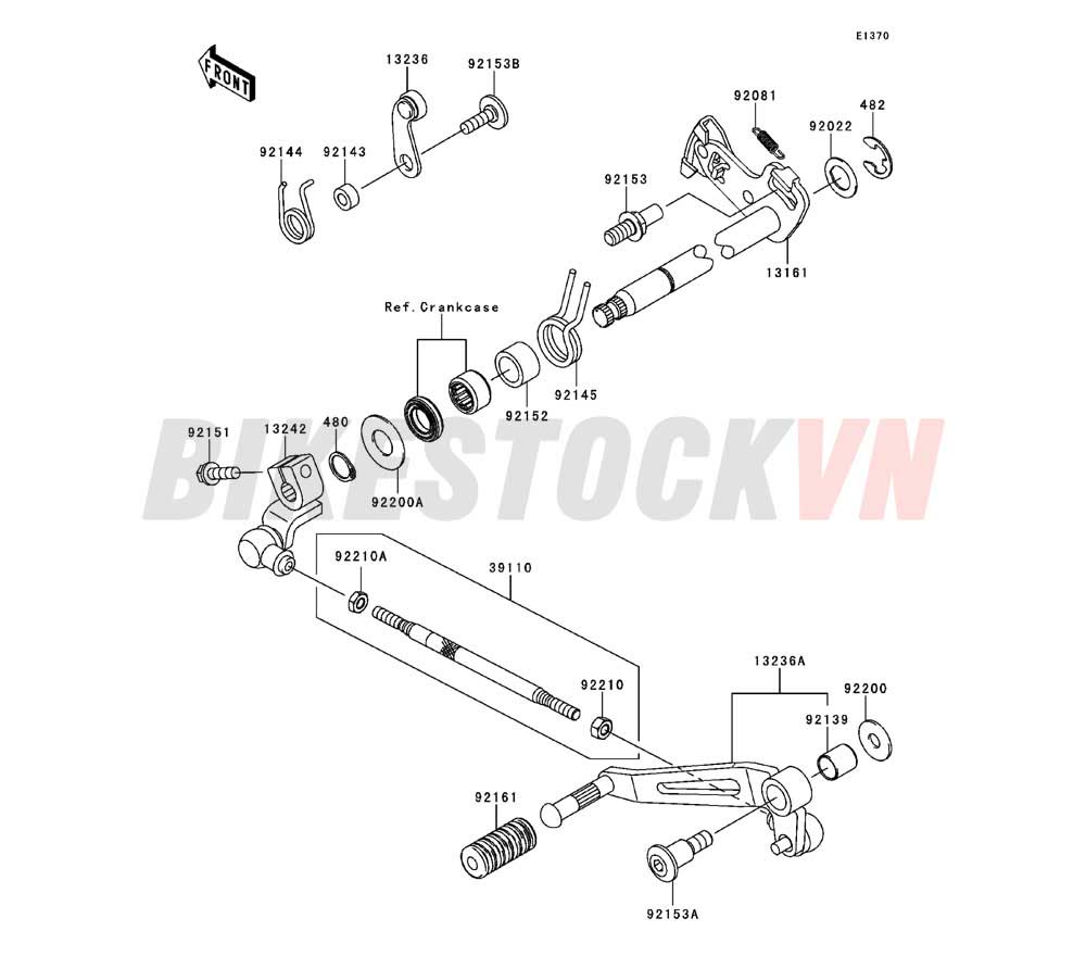 ENGINE GEAR CHANGE MECHANISM