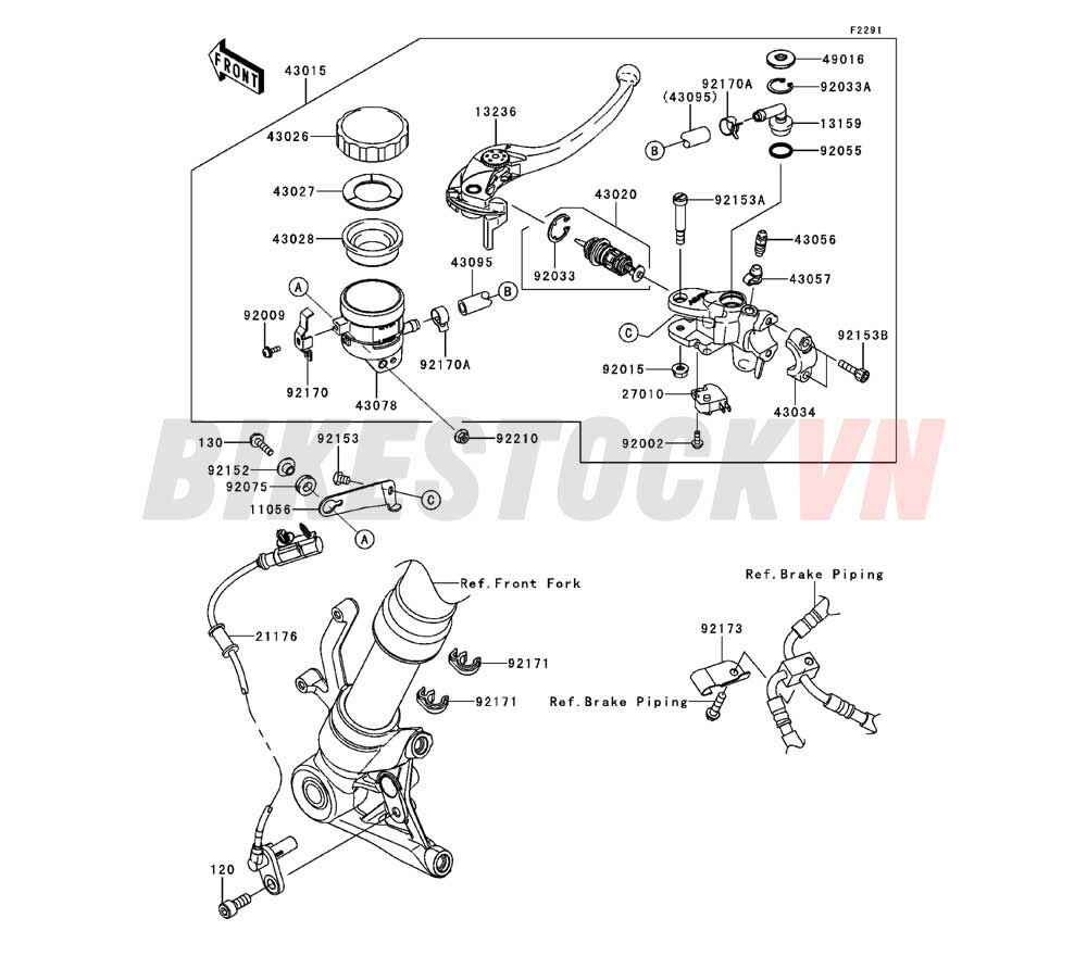 CHASSIS FRONT MASTER CYLINDER