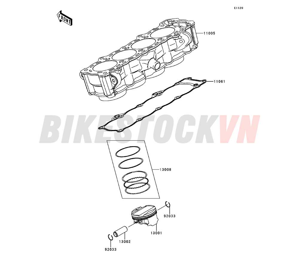 ENGINE CYLINDER/PISTON(S)