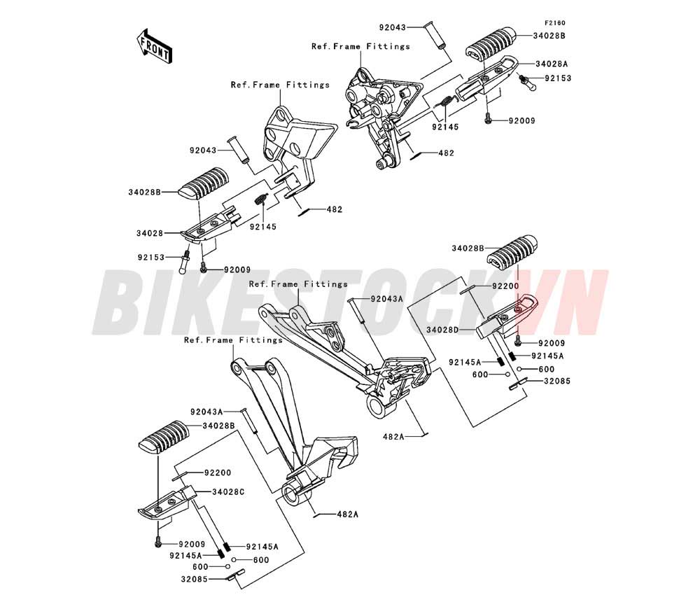 CHASSIS FOOTRESTS