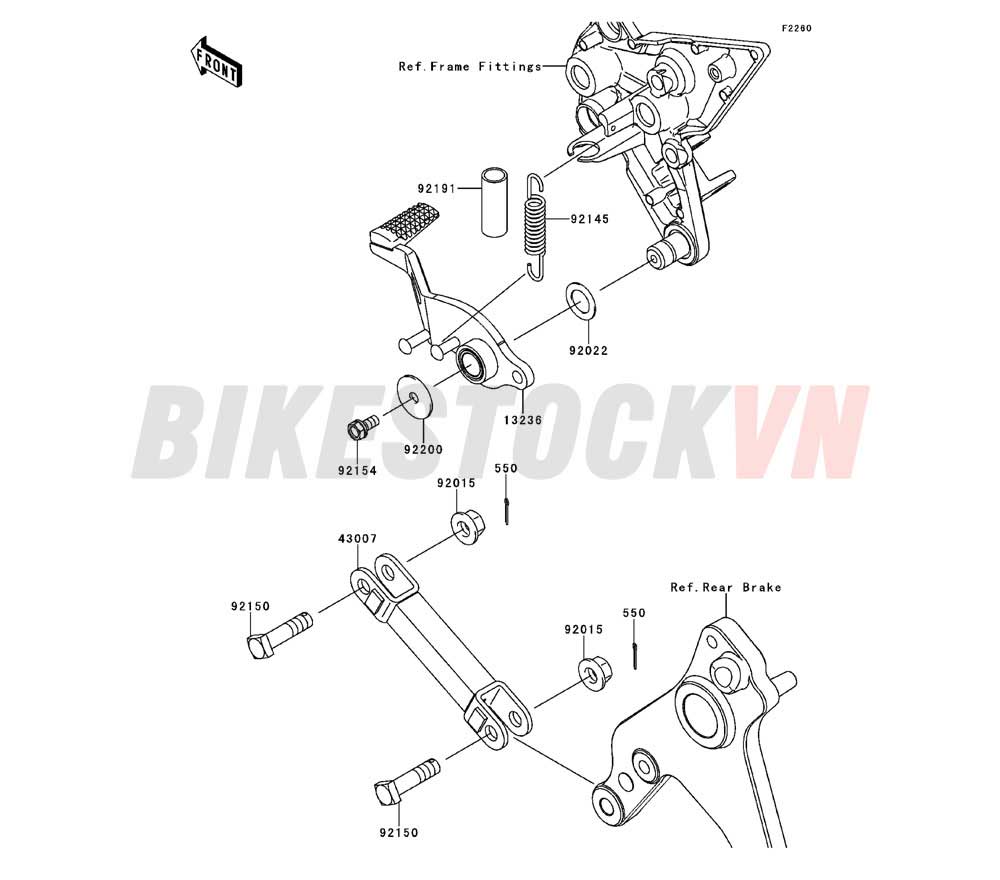 CHASSIS BRAKE PEDAL