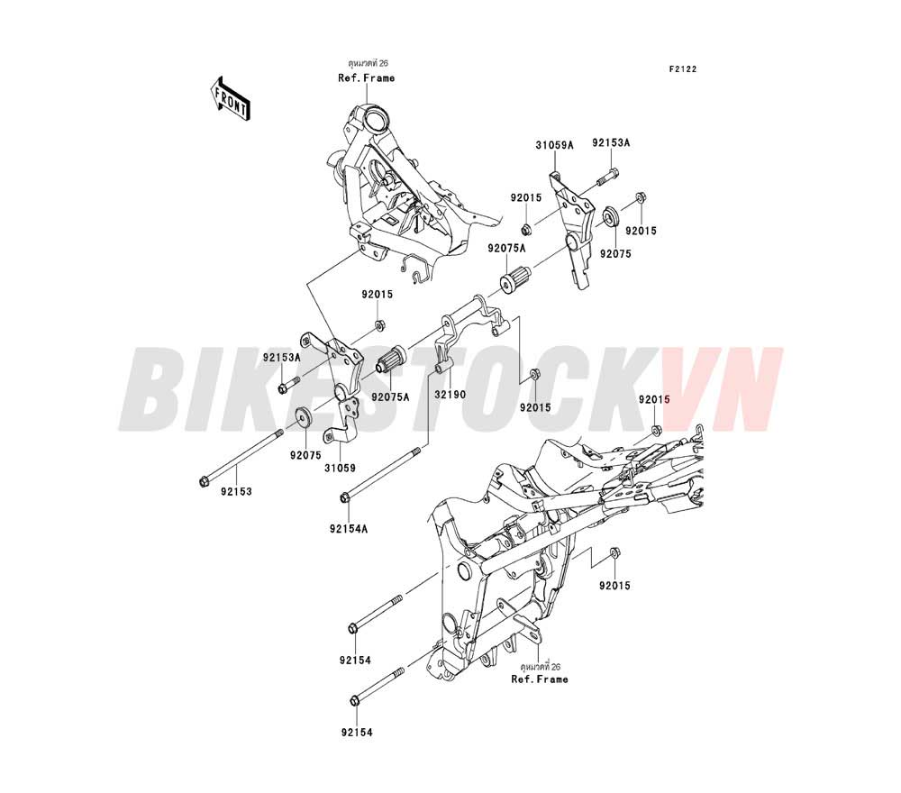 CHASSIS  ENGINE MOUNT