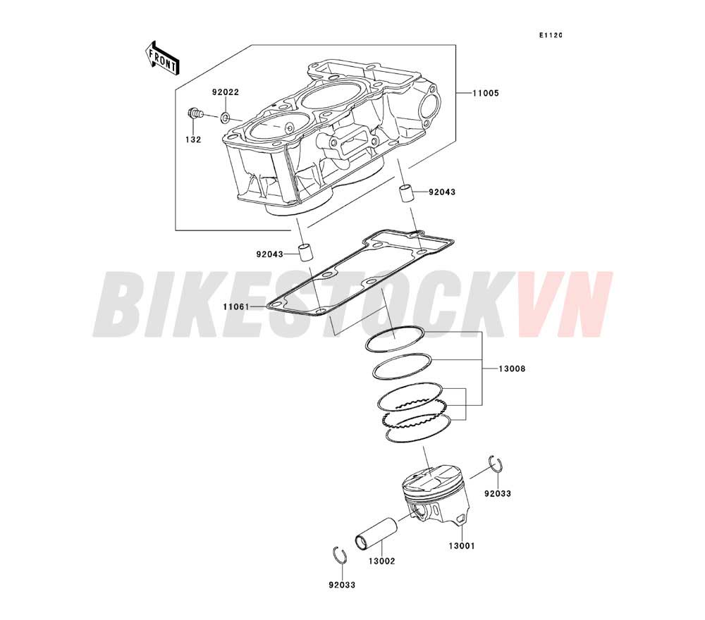 ENGINE CYLINDER/PISTON(S)