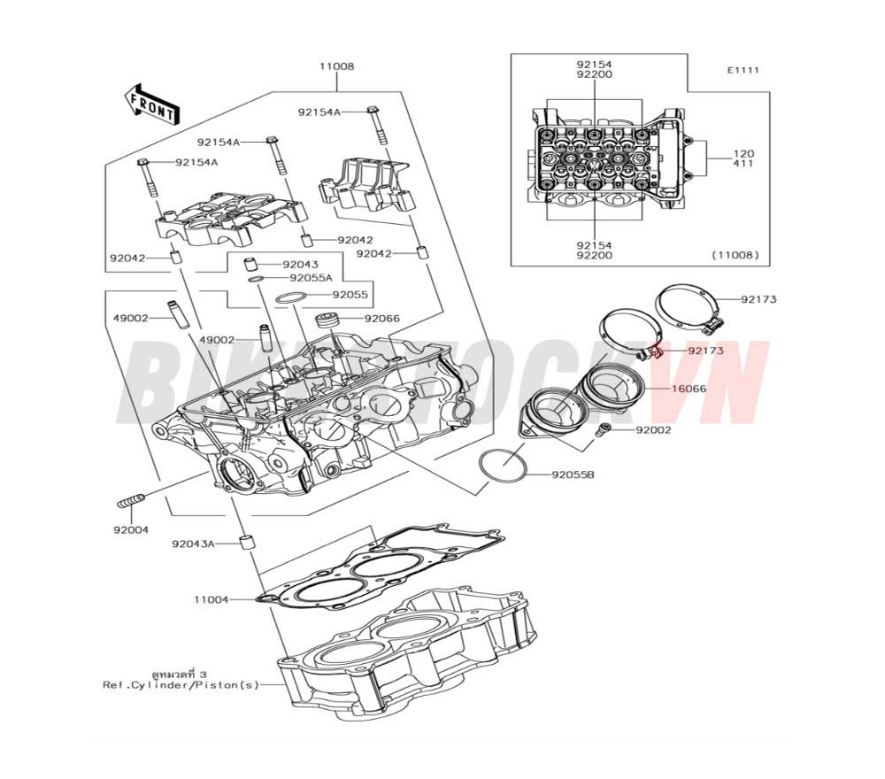 ENGINE CYLINDER HEAD