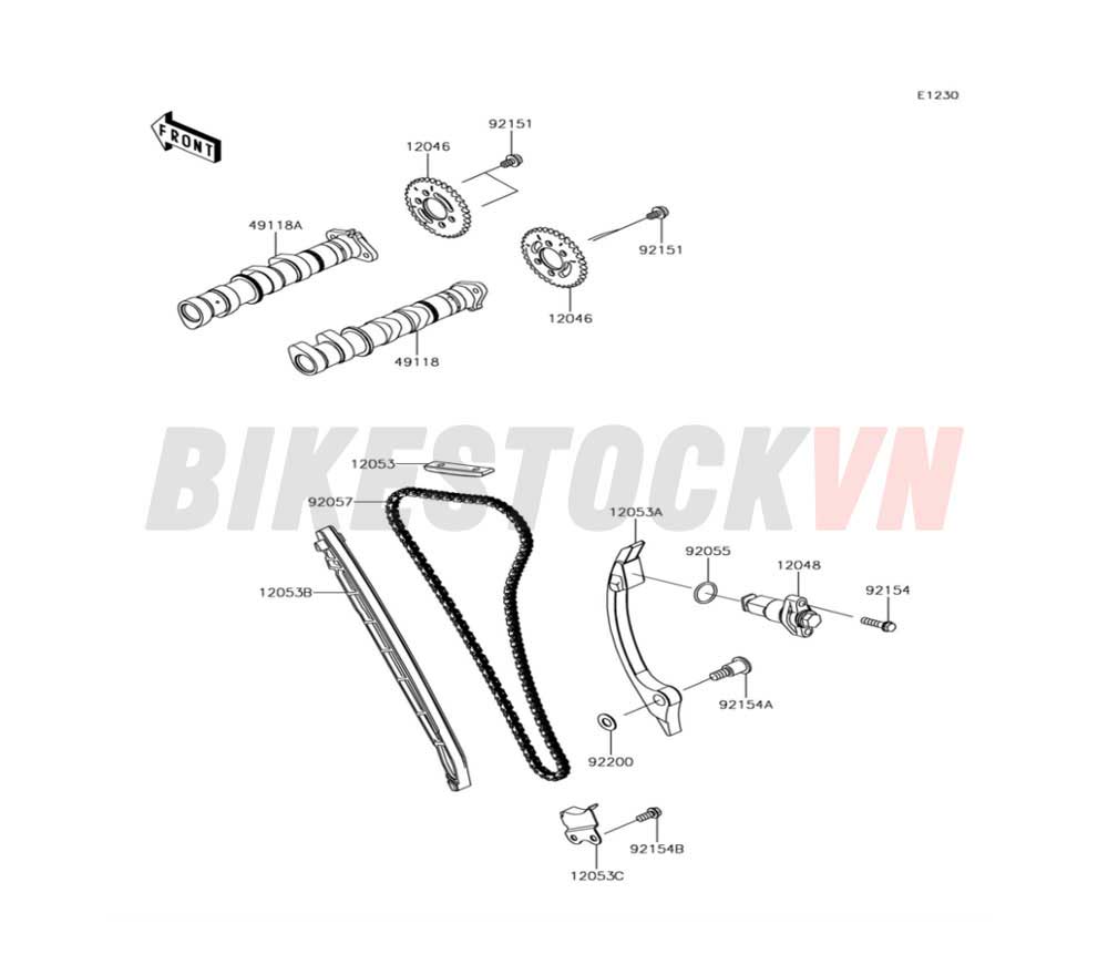 ENGINE CAMSHAFT(S)/TENSIONER