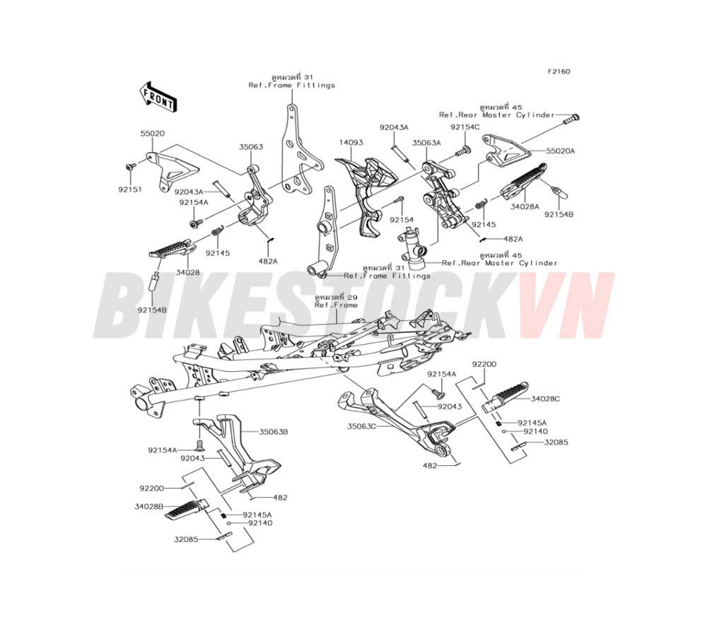 CHASSIS FOOTRESTS