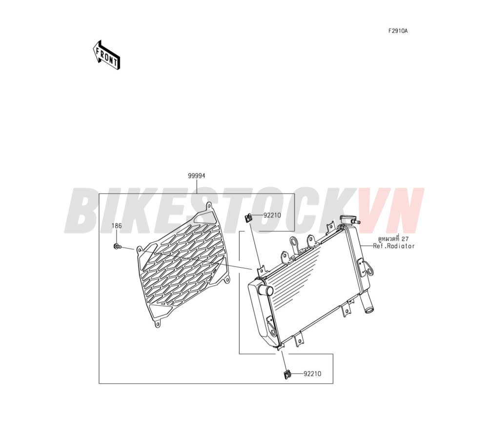 CHASSIS ACCESSORY(RADIATOR SCREEN)