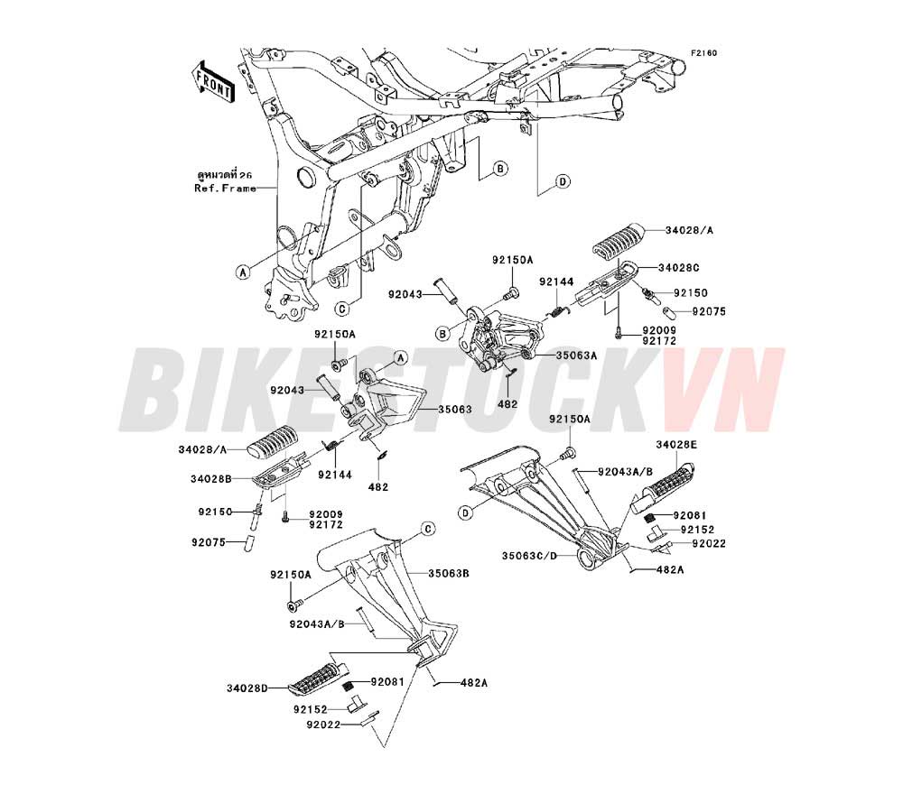 CHASSIS FOOTRESTS