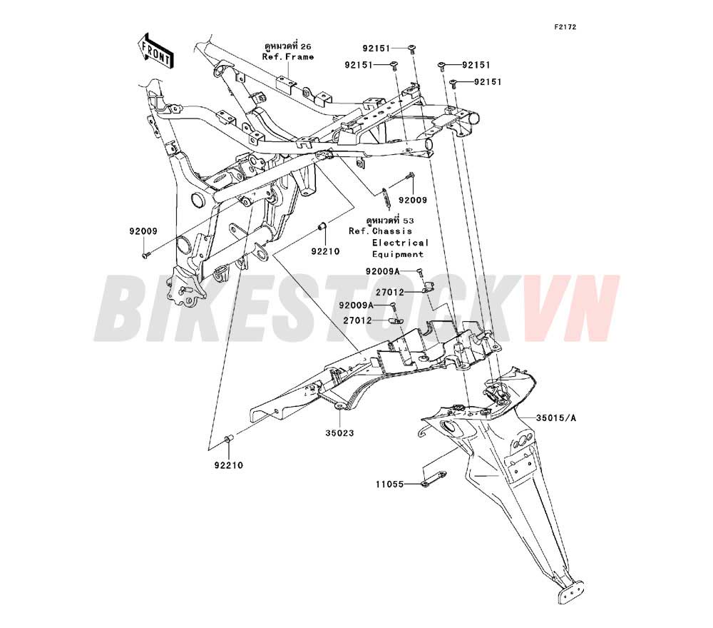 CHASSIS REAR FENDER(S)