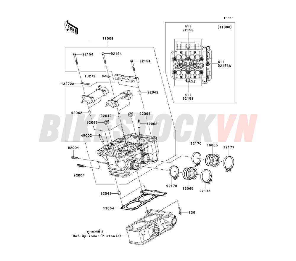 ENGINE CYLINDER HEAD