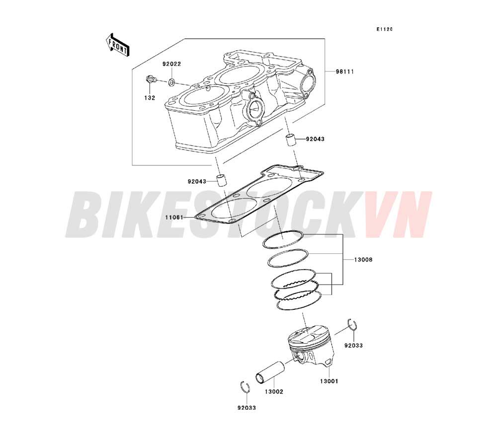 ENGINE CYLINDER/PISTON(S)