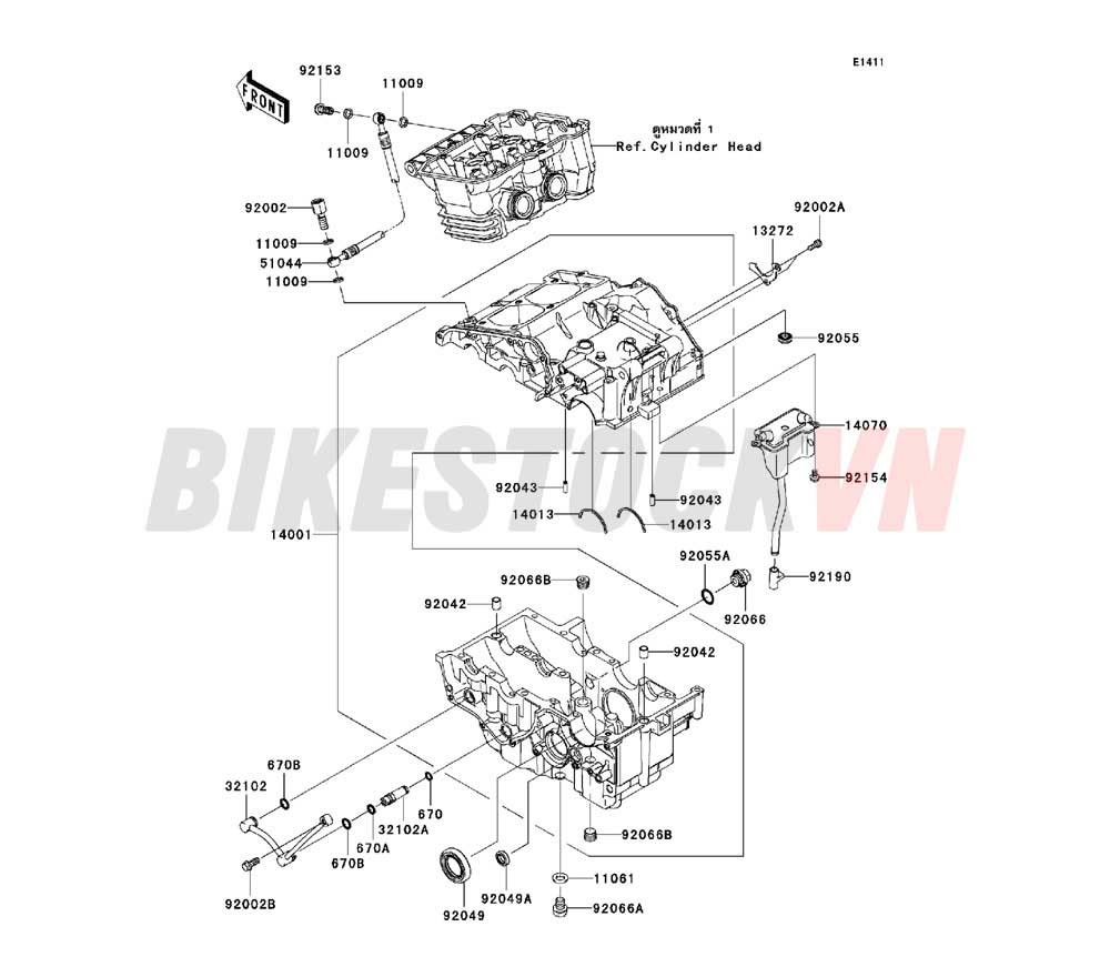 ENGINE CRANKCASE