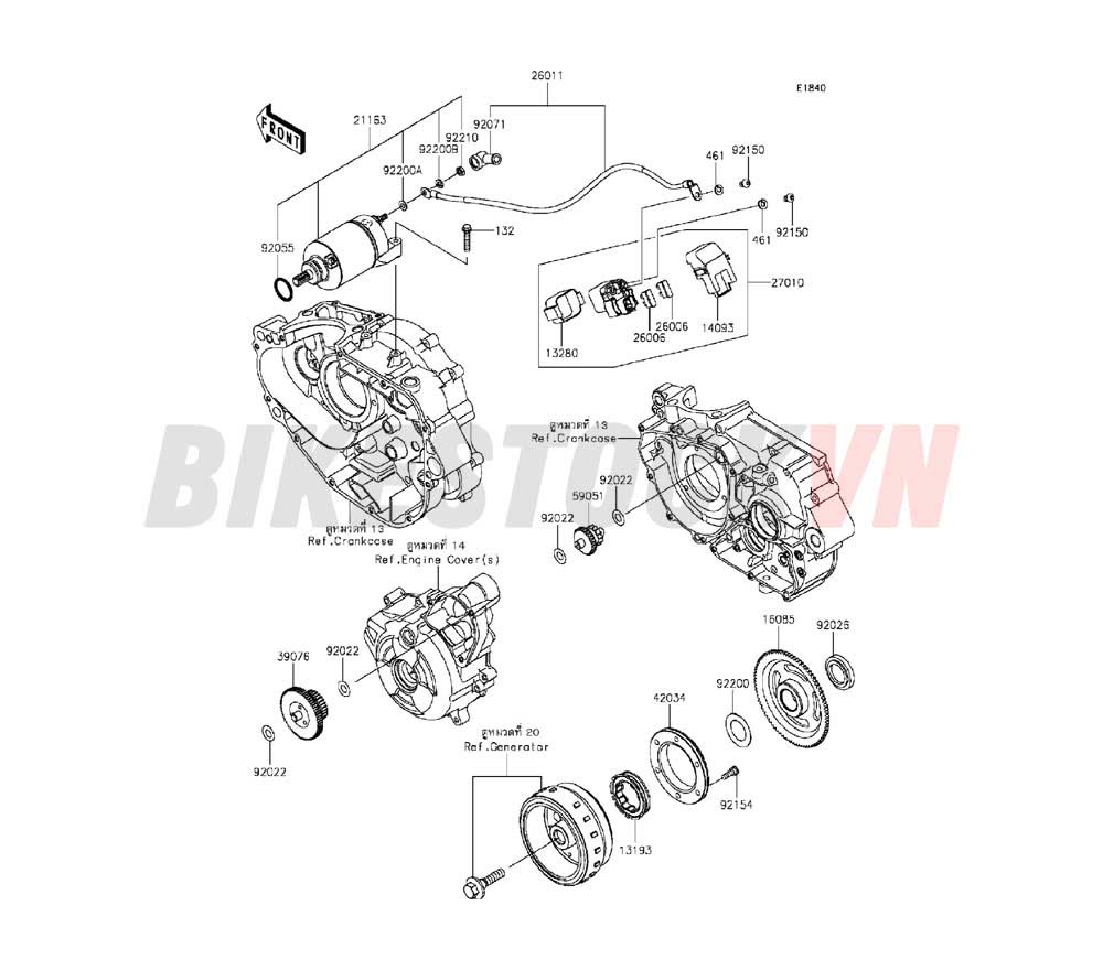 ENGINE STARTER MOTOR