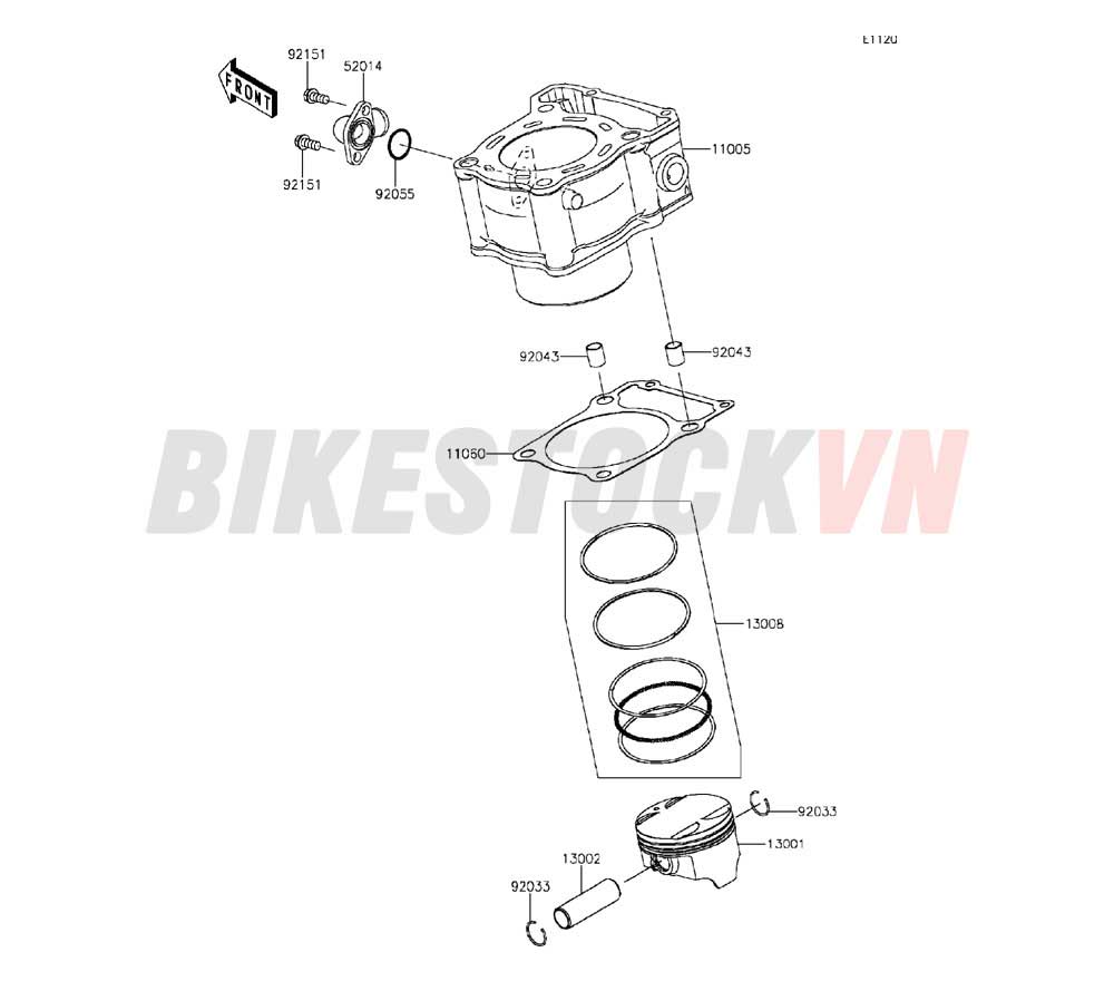 ENGINE CYLINDER/PISTON(S)