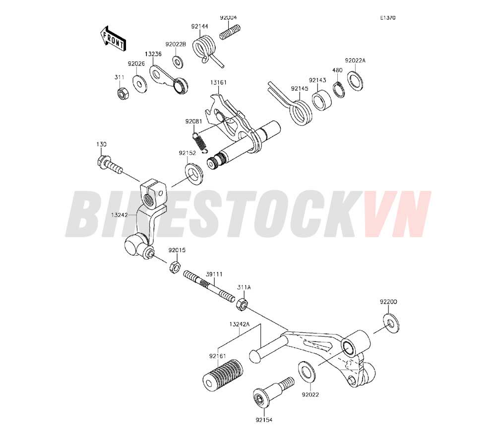 ENGINE GEAR CHANGE MECHANISM