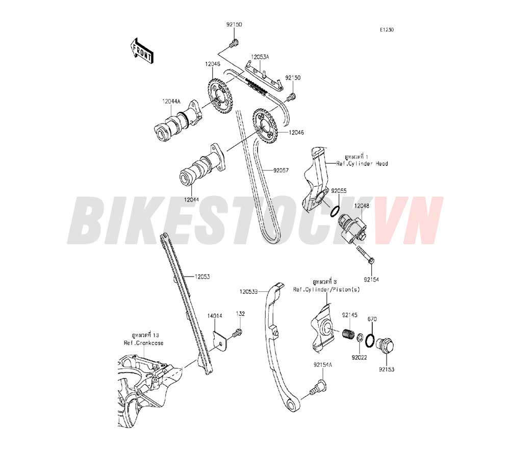 ENGINE CAMSHAFT(S)/TENSIONER