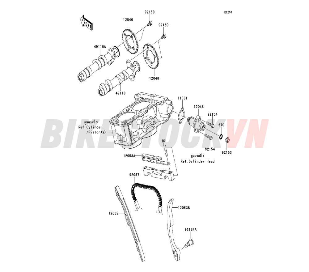 ENGINE CAMSHAFT(S)/TENSIONER