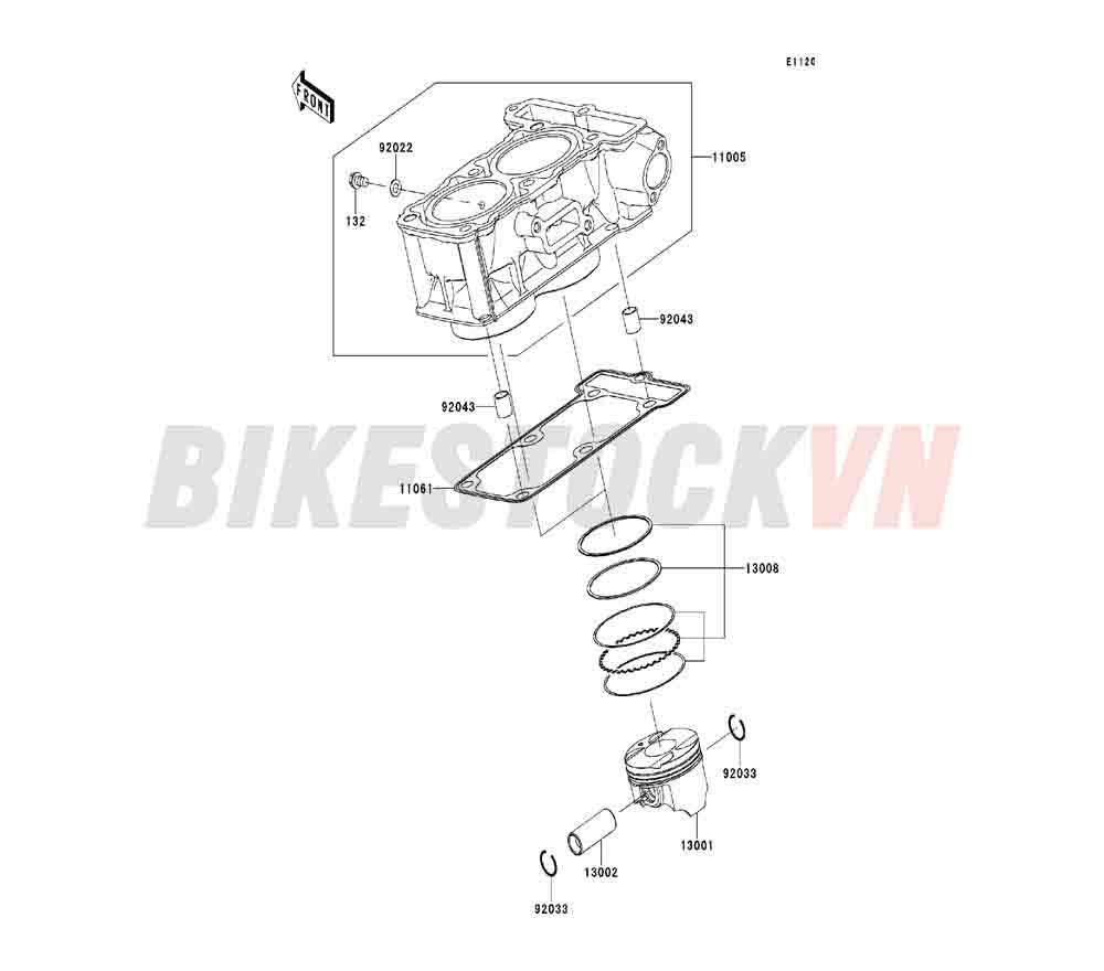 ENGINE CYLINDER/PISTON