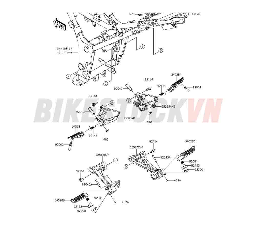 CHASSIS FOOTRESTS