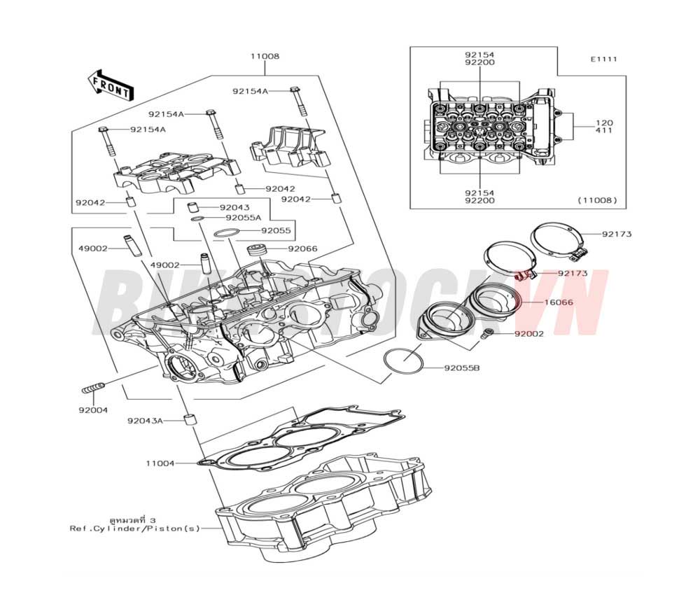 ENGINE CYLINDER HEAD