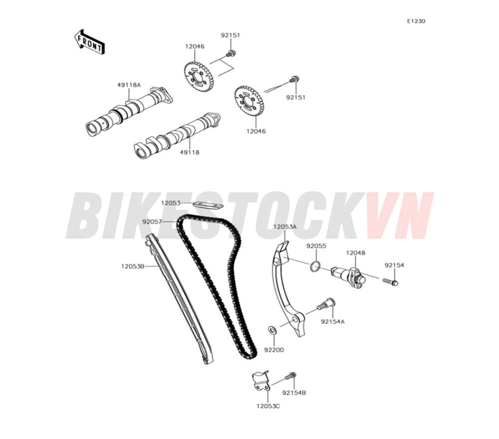 ENGINE CAMSHAFT(S)/TENSIONER