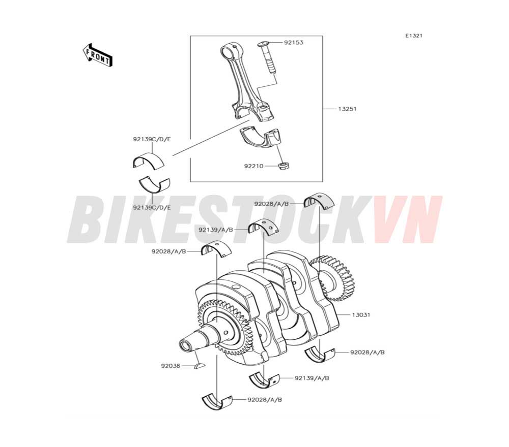 ENGINE CRANKSHAFT