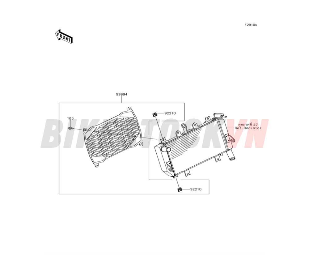 CHASSIS ACCESSORY(RADIATOR SCREEN)