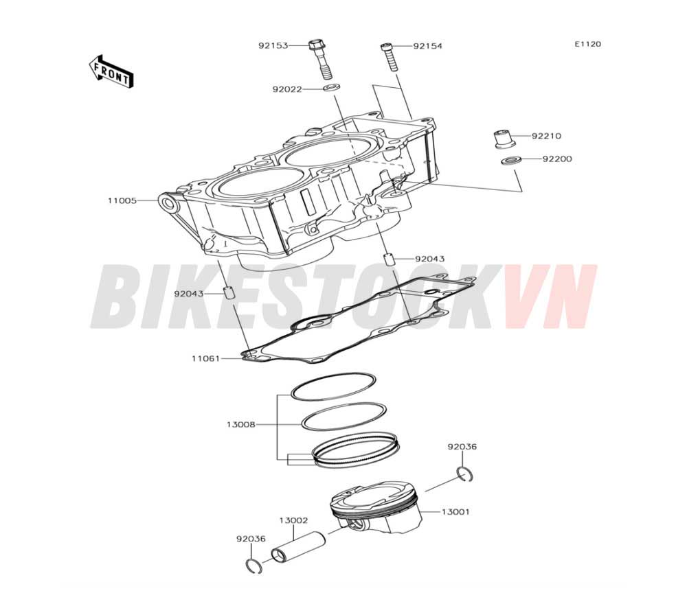 ENGINE CYLINDER/PISTON(S)