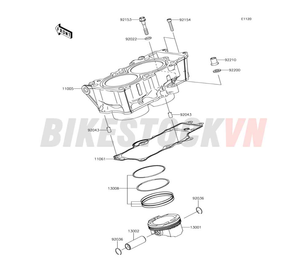 ENGINE CYLINDER/PISTON(S)