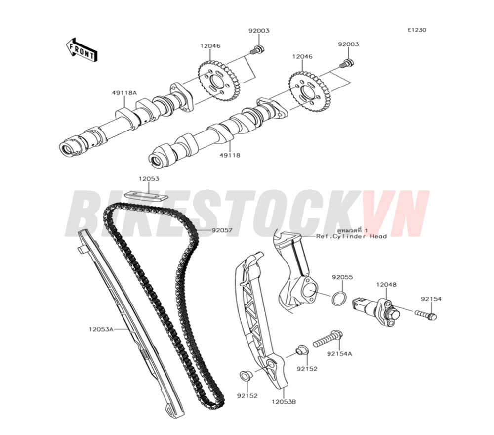 ENGINE CAMSHAFT(S)/TENSIONER