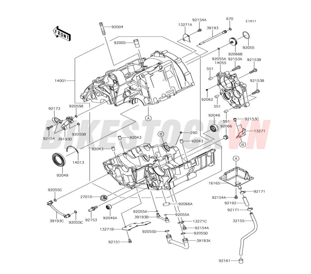 ENGINE CRANKCASE