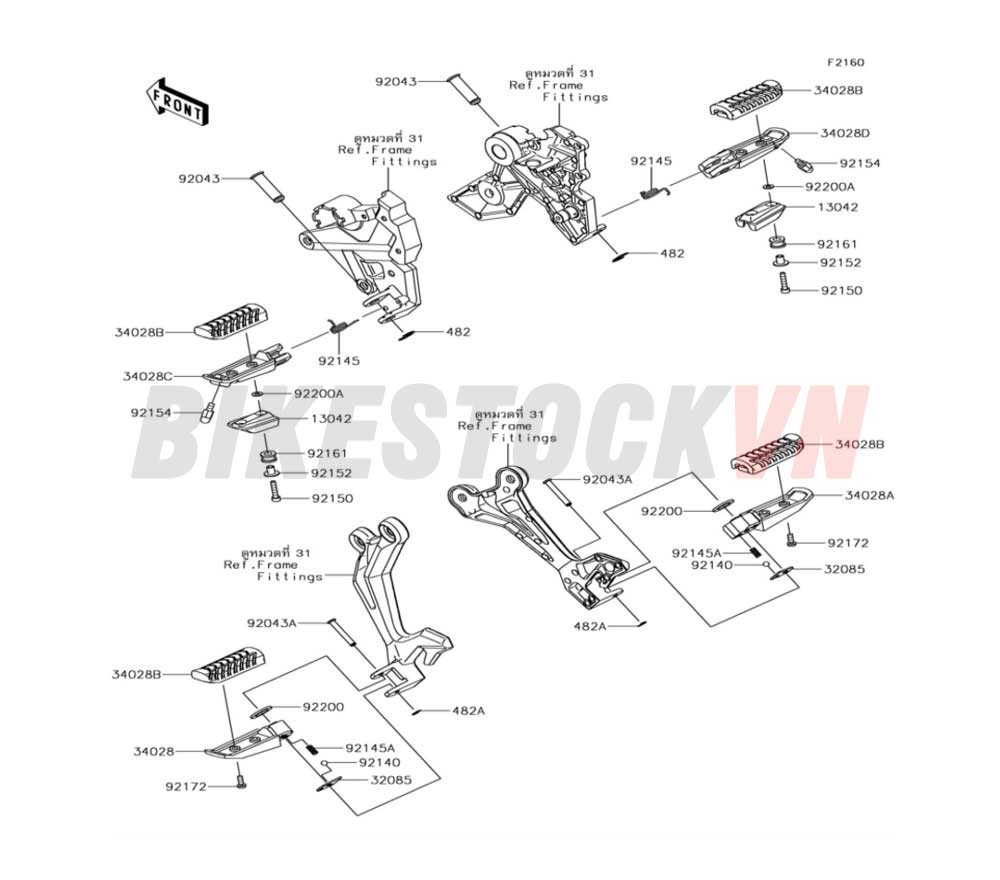 CHASSIS FOOTRESTS