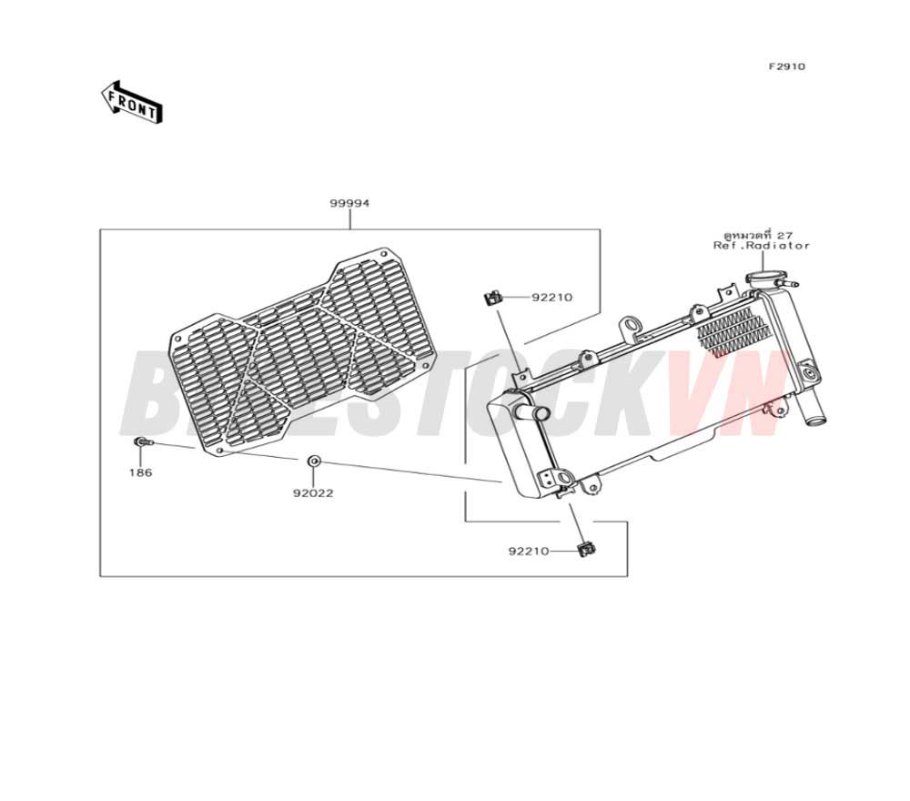 CHASSIS ACCESSORY(RADIATOR SCREEN)