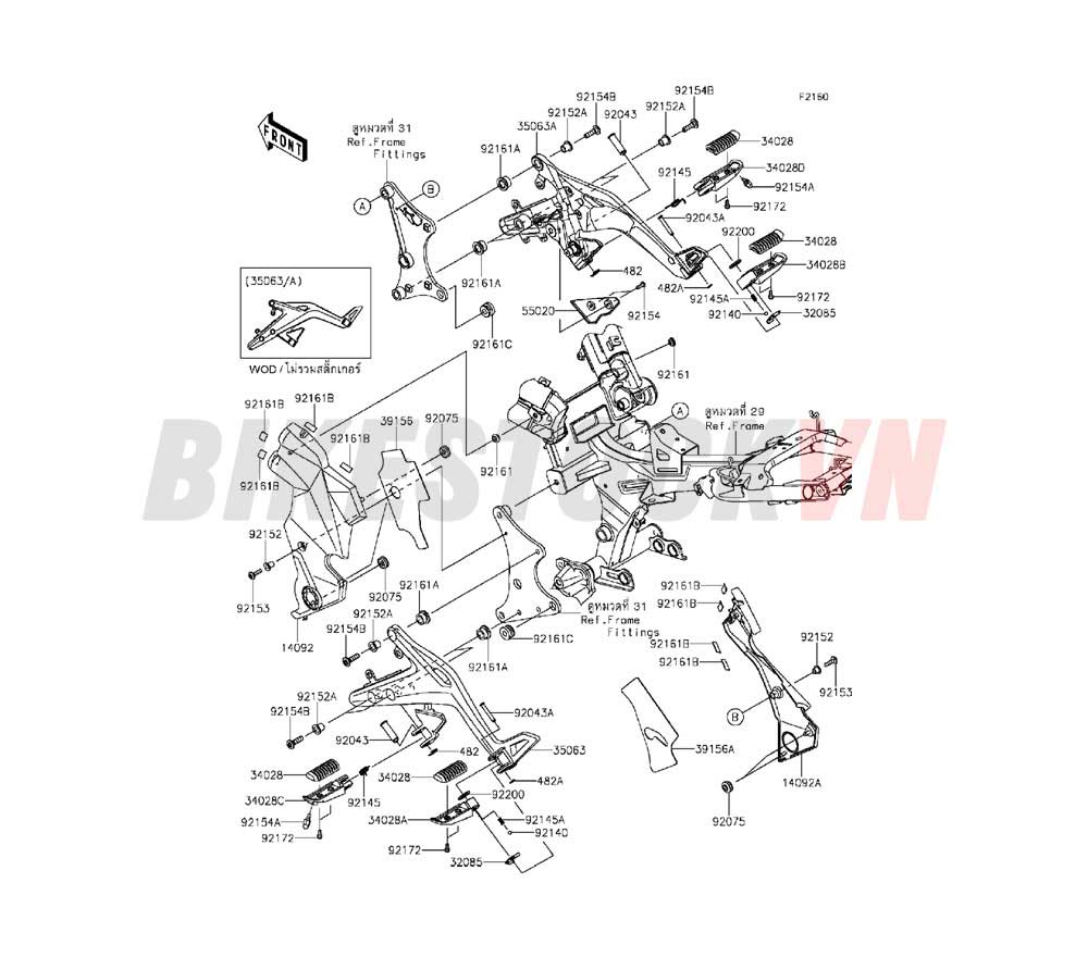 CHASSIS FOOTRESTS