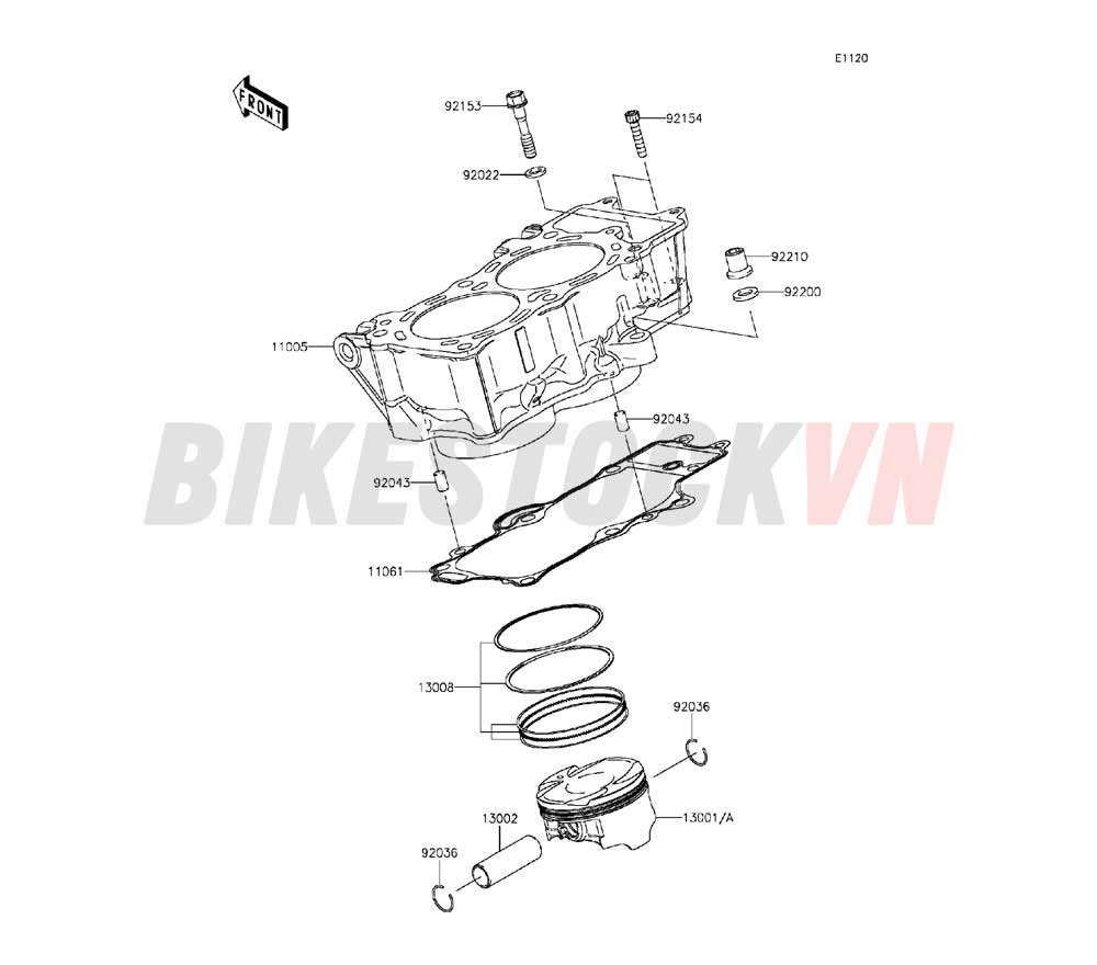 ENGINE CYLINDER/PISTON(S)